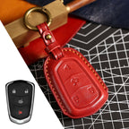 Cadillac Leather Key Cover - Premium Protector for All Models