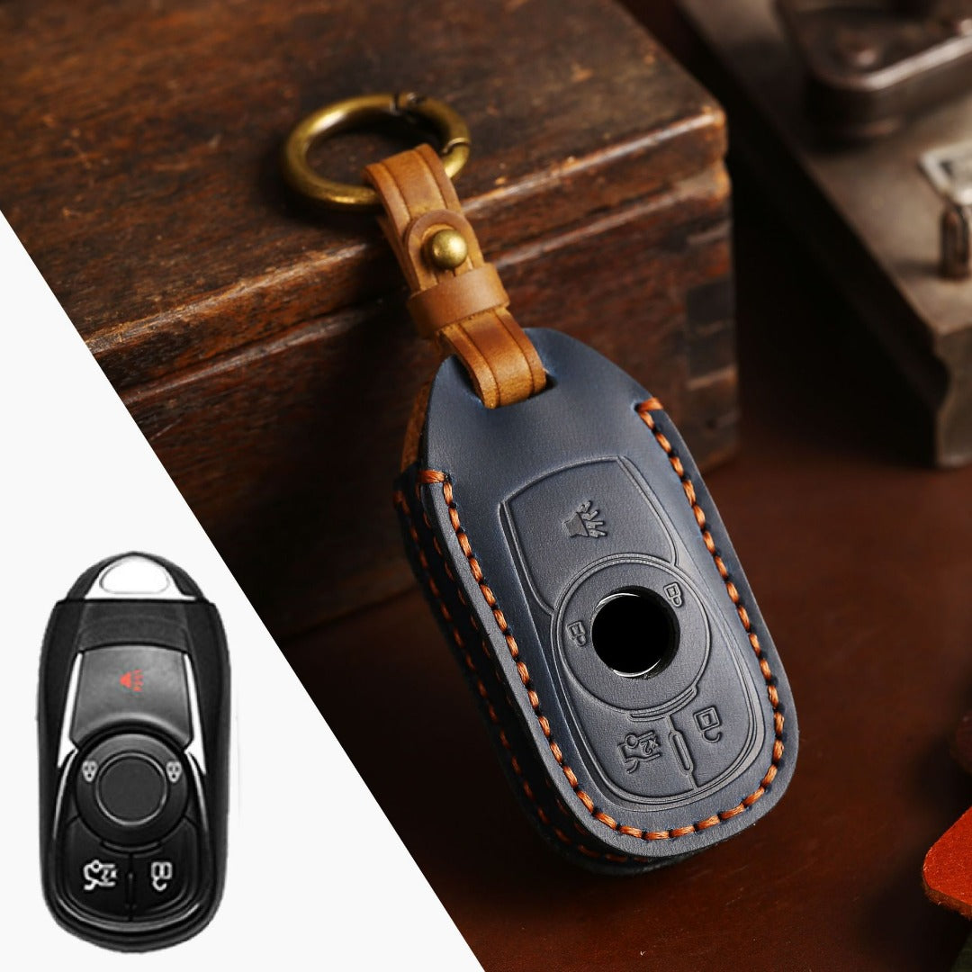 Buick Envision GL8 Regal LaCrosse Leather Car Key Cover 4,5,6 Button