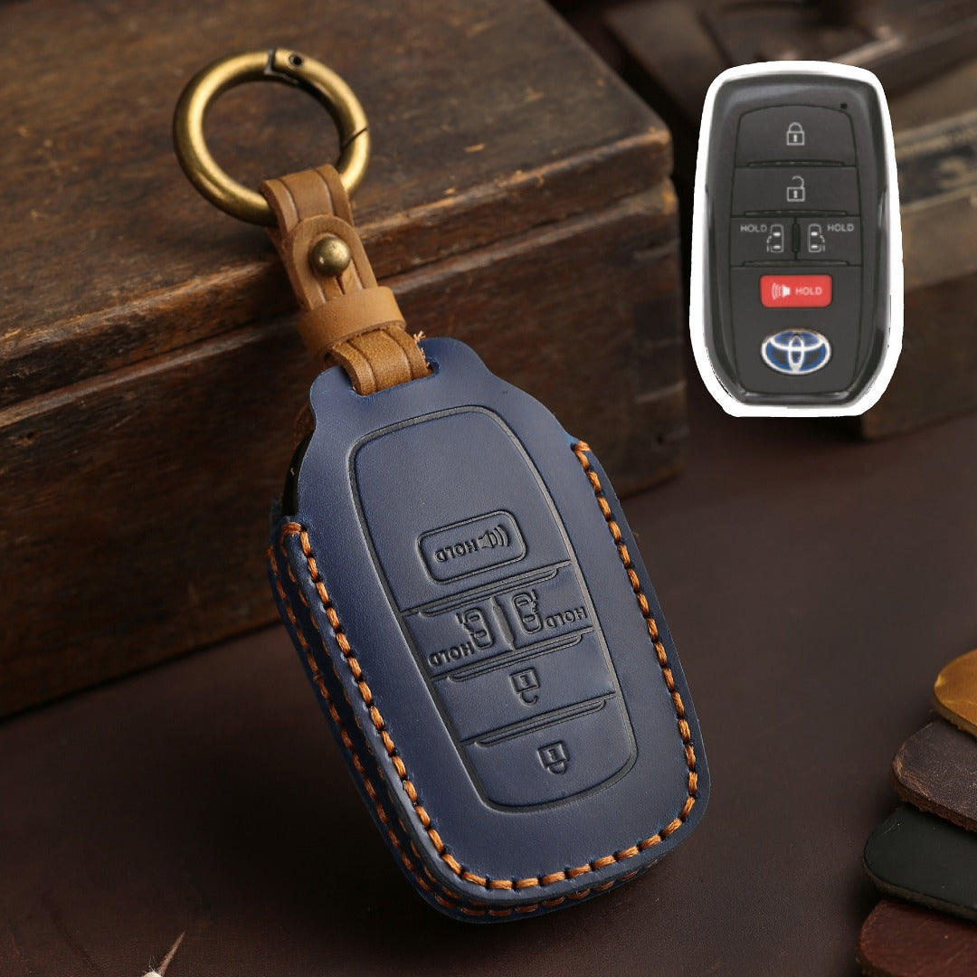 Toyota Sena Grevia Alphard Vellfire Leather Car Key Cover 4,5,6 Button