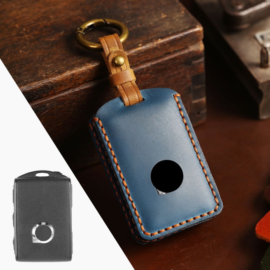 Étui en cuir pour clé de voiture Volvo XC60 XC90 S60