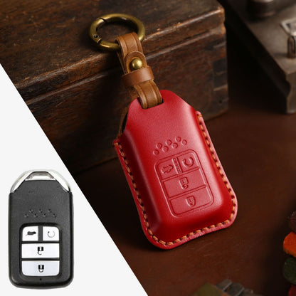 Honda CRV Lingpai XRV Civic Accord Guandao Fit Leather Car Key Cover 2,3,4,5,6 Button