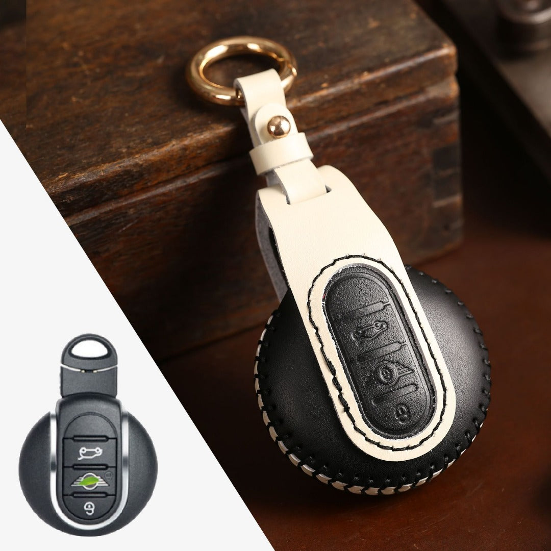 BMW Mini Cooper Countryman Leather Car Key Cover