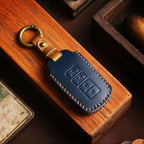 Carsine Toyota Camry Leather Car Key Cover 4 Button Black / 4 Button