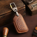 Cadillac Leather Key Cover - Premium Protector for All Models