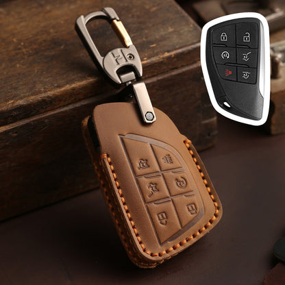 Buick Envision Leather Car Key Cover 3,4,5,6 Button