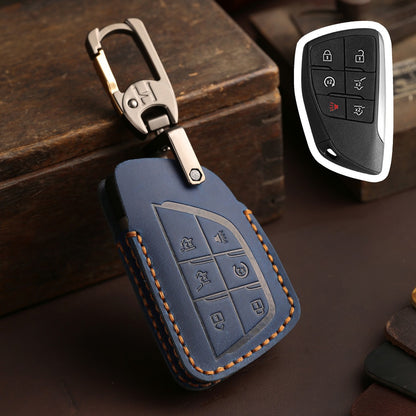 Buick Envision Leather Car Key Cover 3,4,5,6 Button