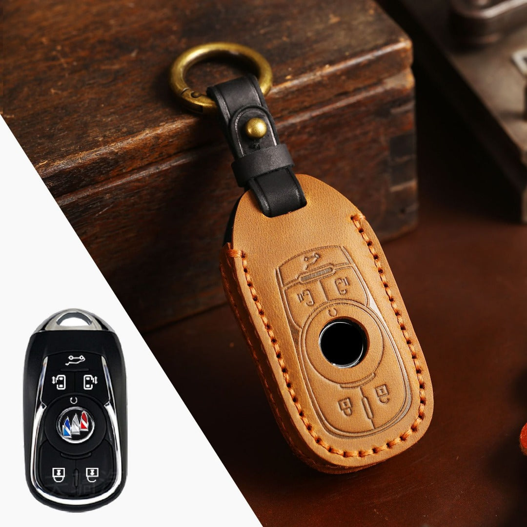 Buick GL8 GL6 Leather Car Key Cover 4,5,6 Button