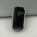 Carsine Silver Edge TPU key cover for Kia EV6 EV9 - black variant
