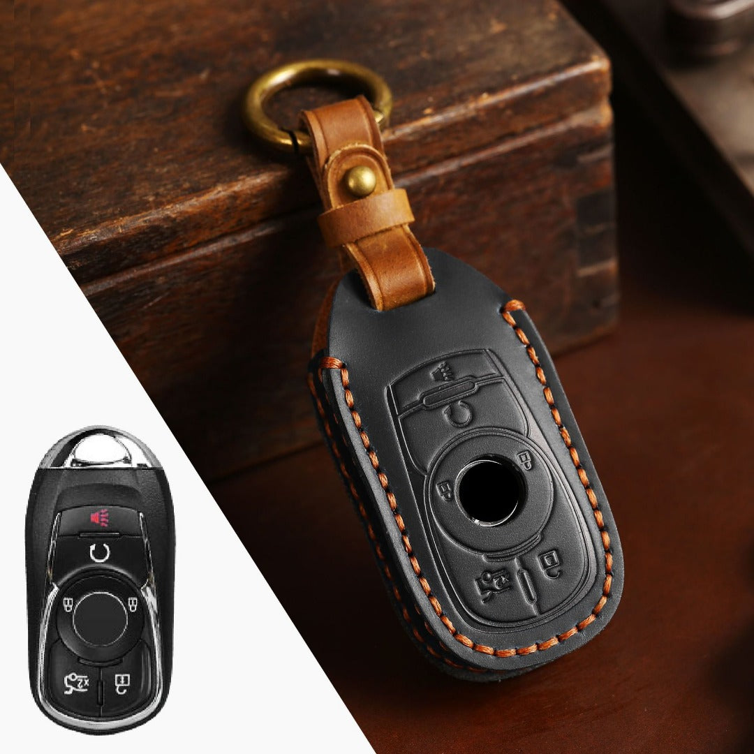 Buick Envision GL8 Regal LaCrosse Leather Car Key Cover 4,5,6 Button