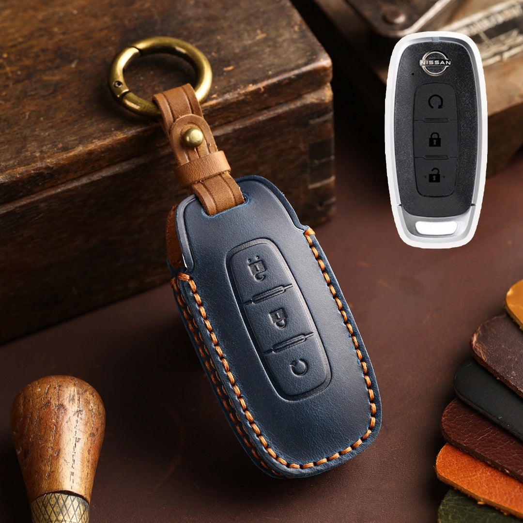 Nissan Teana Leather Car Key Cover 2,3,4,5 Button