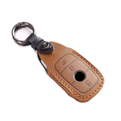 Mercedes Benz Leather Car Key Cover 3,4 Button