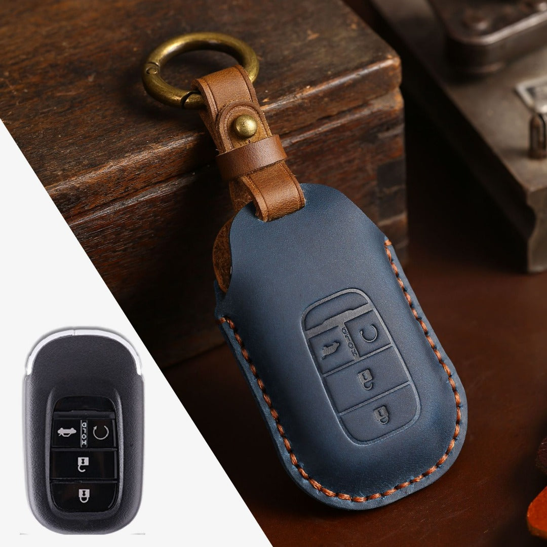 Honda Civic Leather Car Key Cover 2,3,4 Button