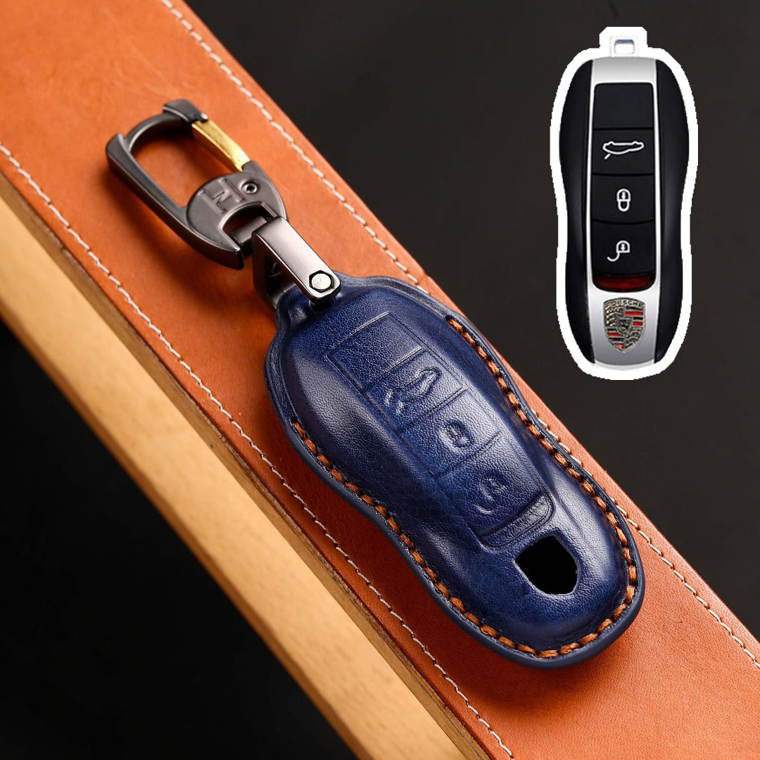 Porsche Leather Car Key Cover