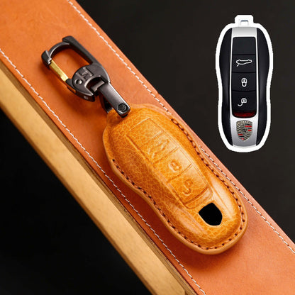 Porsche Leather Car Key Cover