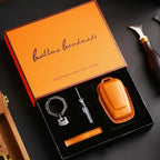 Land Rover/Jaguar Leather Key Cover | Handmade Full-Grain | Precision Fit 2010-2025 Models