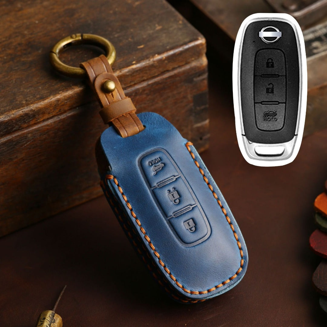 Nissan Teana Leather Car Key Cover 2,3,4,5 Button