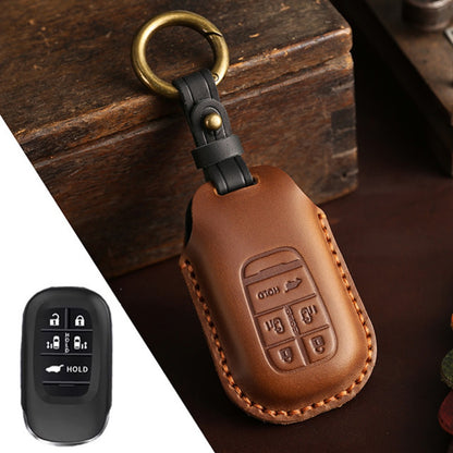 Honda Odyssey Elysion Leather Car Key Cover 5,6 Button