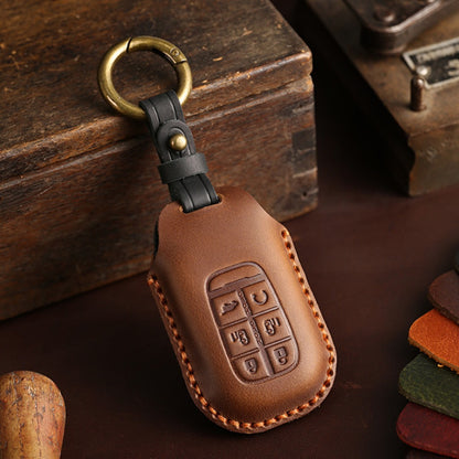 Honda Odyssey Elysion Leather Car Key Cover 5,6 Button