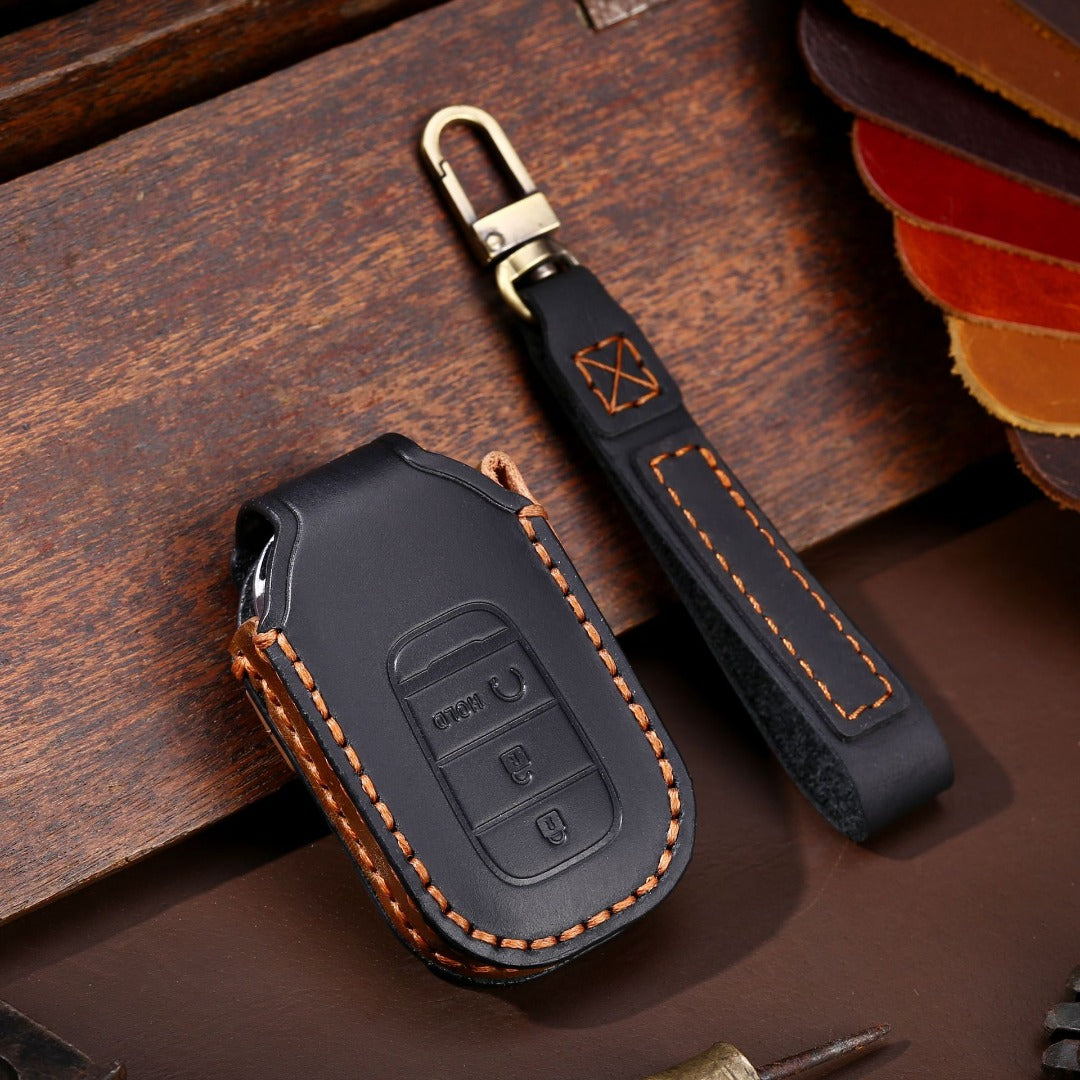 Honda Leather Car Key Cover 3,4,5 Button