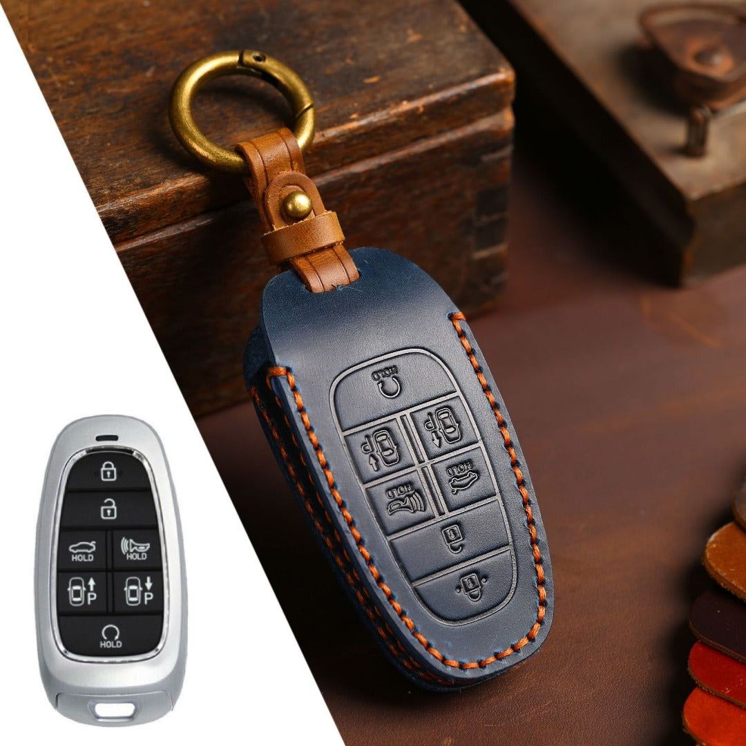 Hyundai STARIA SONATA Leather Car Key Cover 3,4,5,7 Button