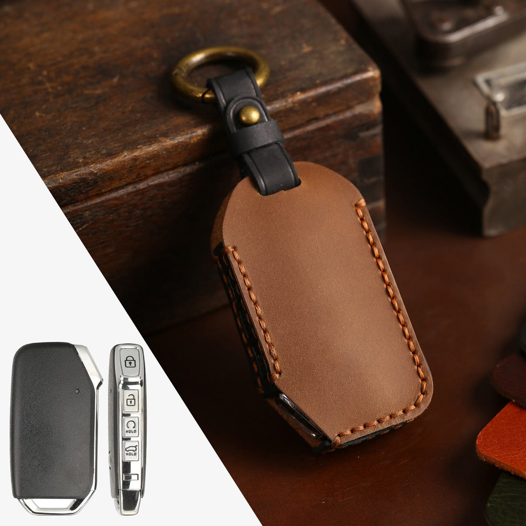 Kia Leather Car Key Cover