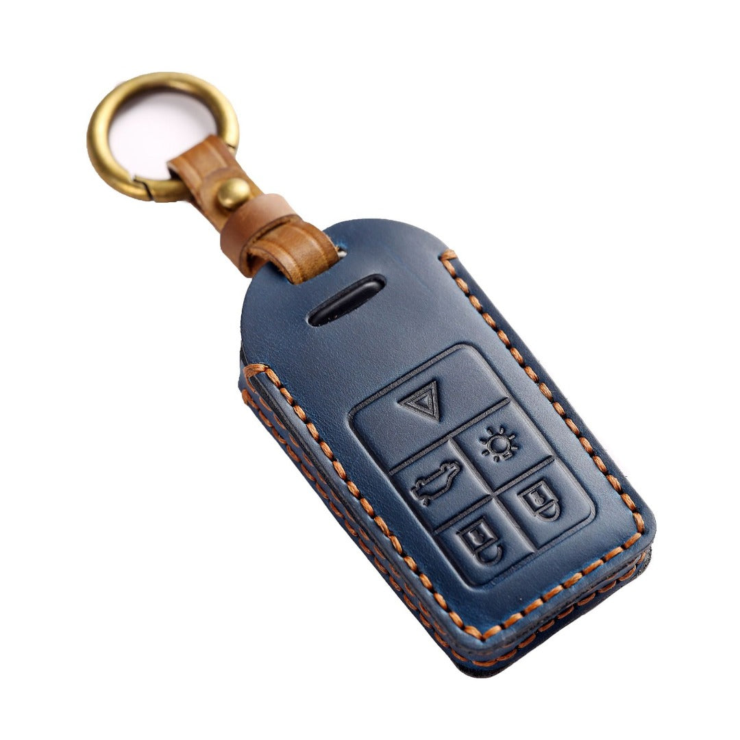 Volvo XC60 Leather Car Key Cover 5,6 Button