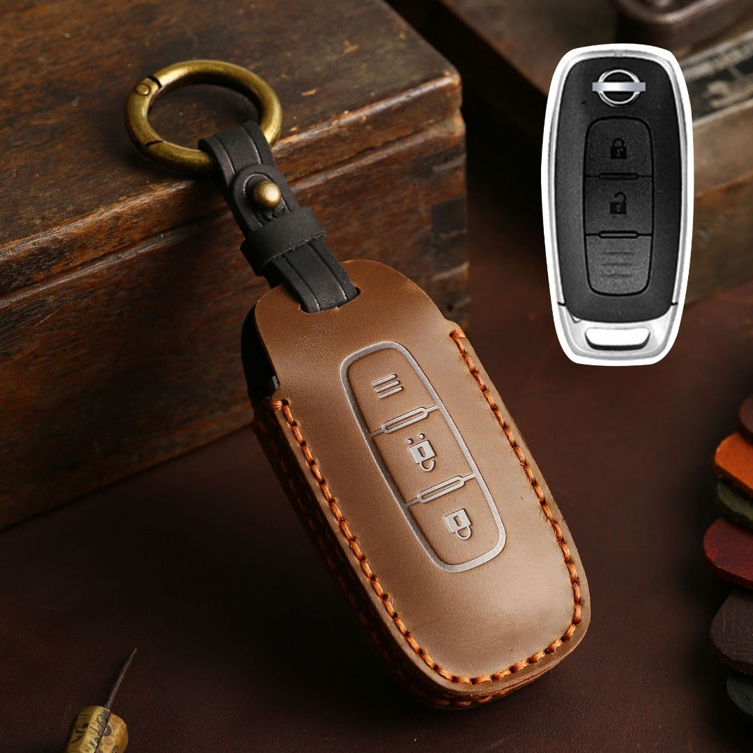 Nissan Teana Leather Car Key Cover 2,3,4,5 Button