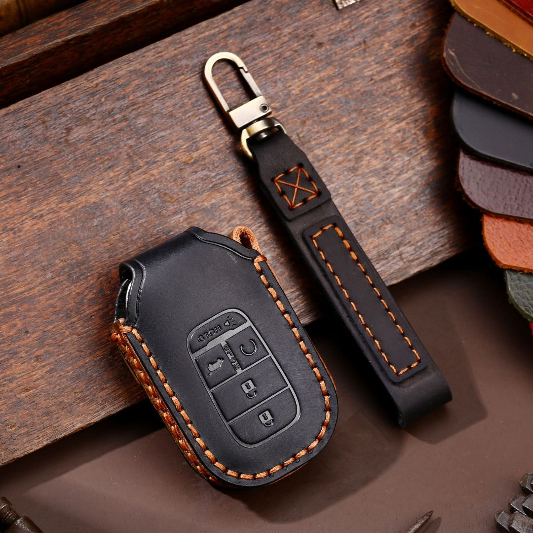 Honda Leather Car Key Cover 3,4,5 Button