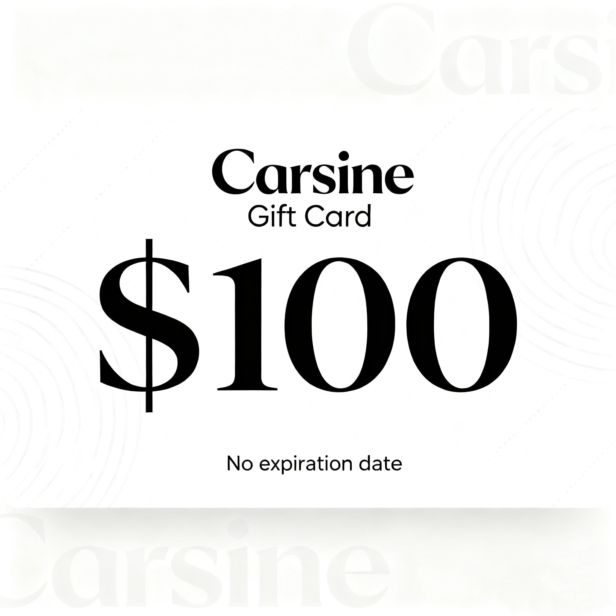 Carsine Gift Cards