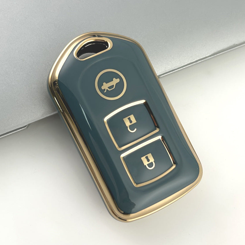 Toyota Car Key Case Golden Edge