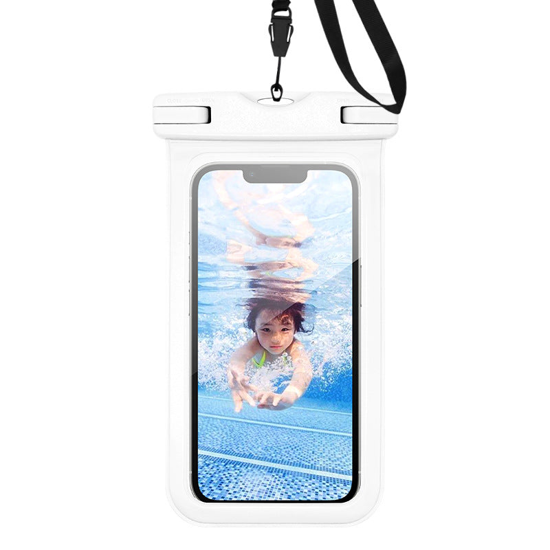 Carsine Universal Waterproof Phone Case Up to 8.3", IPX8 White