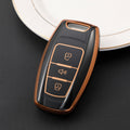 Carsine Golden Edge TPU key fob cover for GWM Haval H6 H2 Wingle - front view