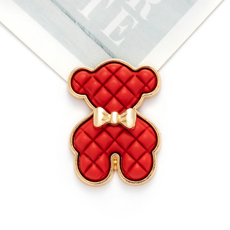 Carsine Bear DIY Ornament Red