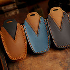 Lincoln Navigator Explorer Aviator Schlüsselhülle aus Leder, 5-Tasten