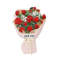 Carsine Bouquet Car Decoration Red