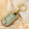 Carsine Golden Edge TPU key fob cover for Honda Civic Jazz City - packaging