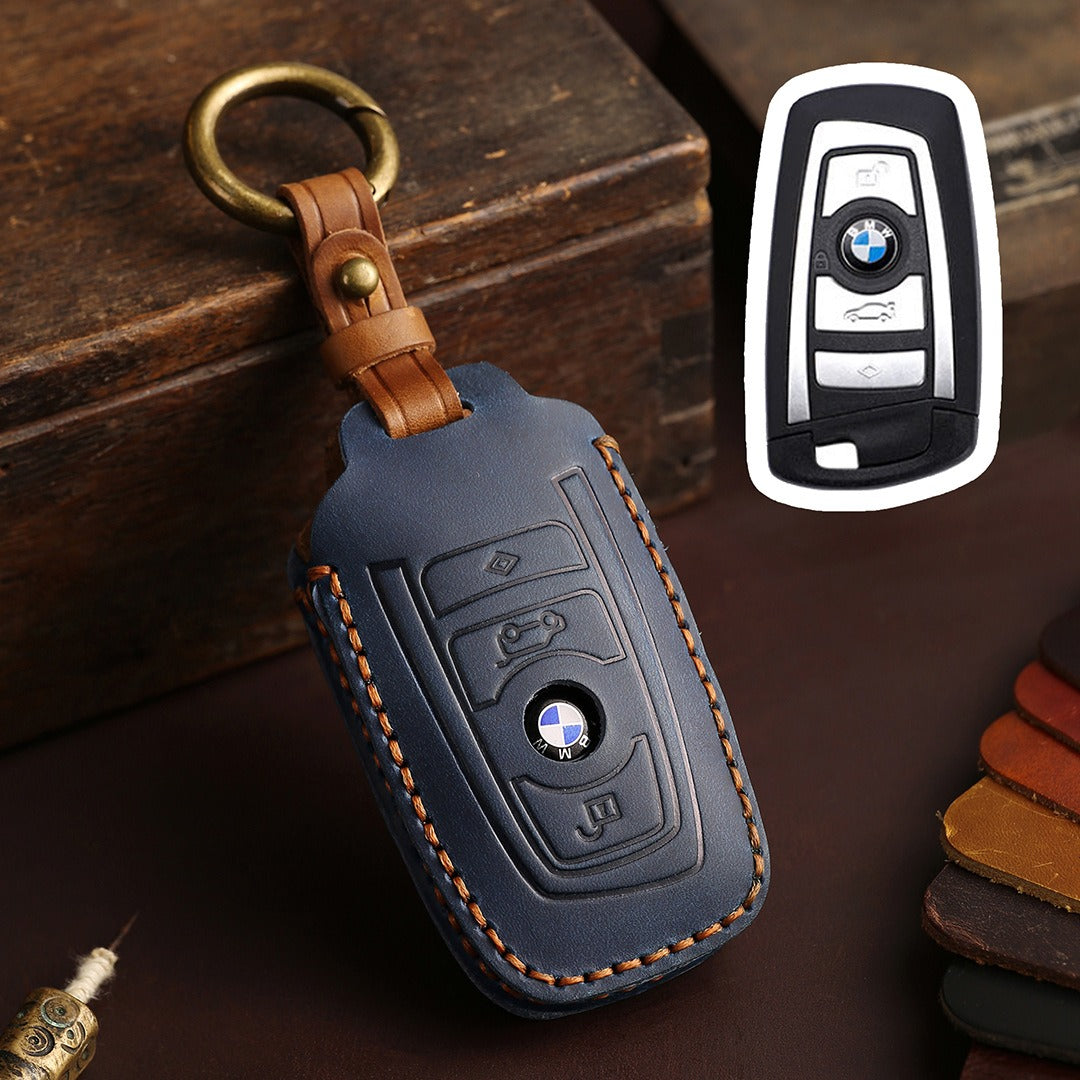 BMW Leather Car Key Cover 2,3 Button