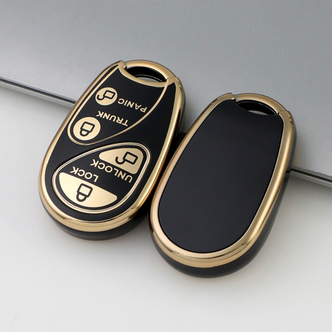 Nissan Sunny Infiniti Sentra Maxima Car Key Case Golden Edge