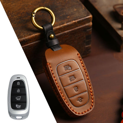 Hyundai STARIA SONATA Leather Car Key Cover 3,4,5,7 Button