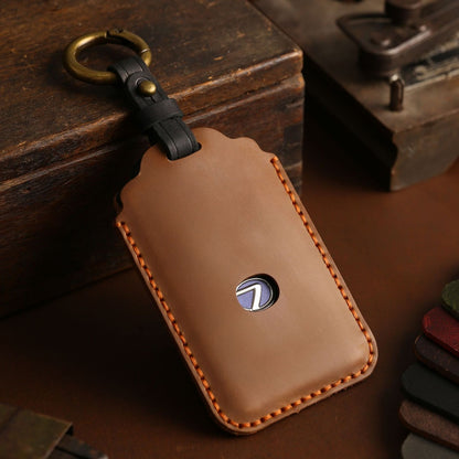 Lexus Leather Card Car Key Cover Button