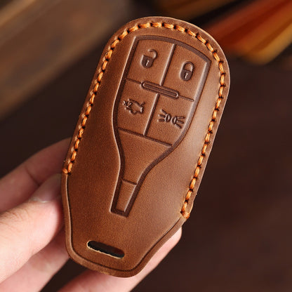 Maserati Leather Car Key Cover