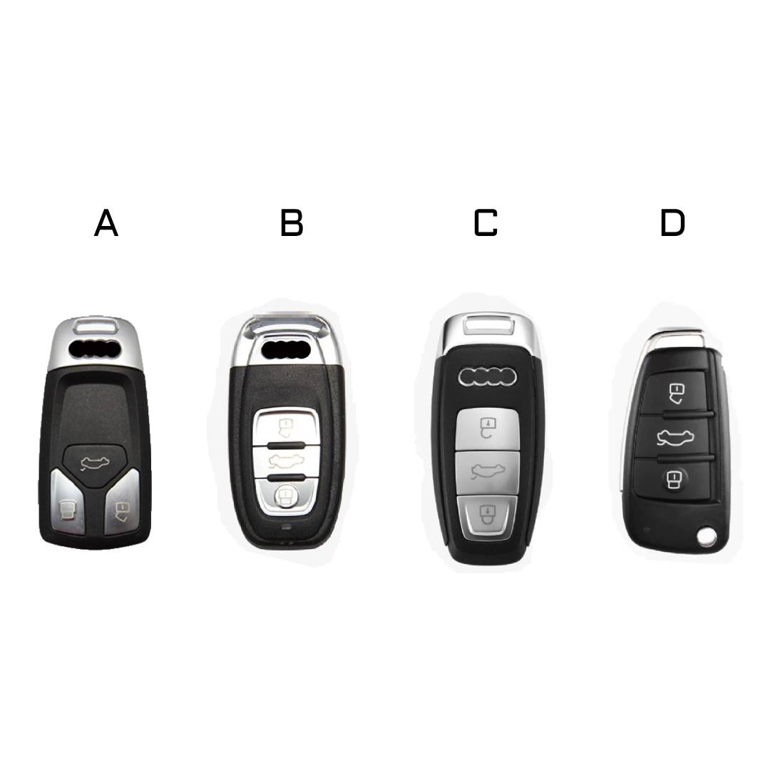 Premium Audi Leather Car Key Cover - Luxury Protection & Custom Fit for Audi Keys