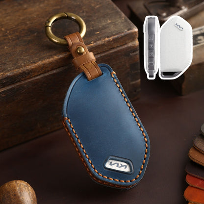 Kia Leather Car Key Cover 5,6,7,8,9 Button