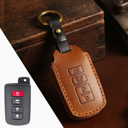 Toyota Camry Leather Car Key Cover 4 Button