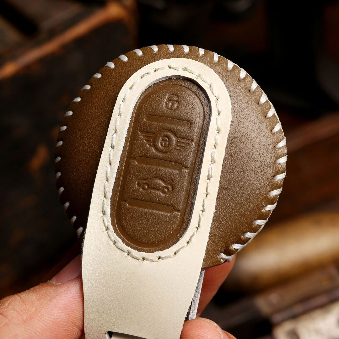 BMW Mini Cooper Countryman Leather Car Key Cover