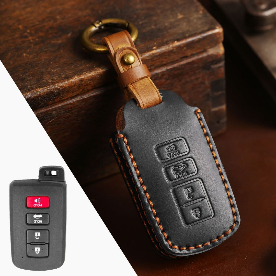 Toyota Camry Leather Car Key Cover 4 Button