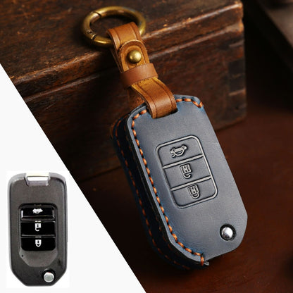 Honda Leather Car Key Cover 3 Button