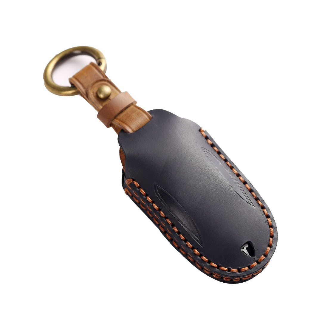 Tesla Leather Car Key Cover