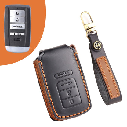 Acura MDX CDX RDX TLX Leather Car Key Cover