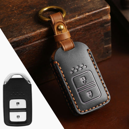 Honda CRV Lingpai XRV Civic Odyssey Elysion Accord Guandao Fit Leather Car Key Cover 2,3,4,5,6 Button